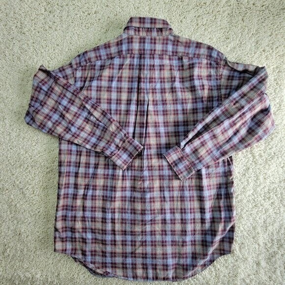 Daniel Cremieux Classics Plaid Button Down Shirt Men's Large Long Sleeve Cotton - Picture 8 of 12